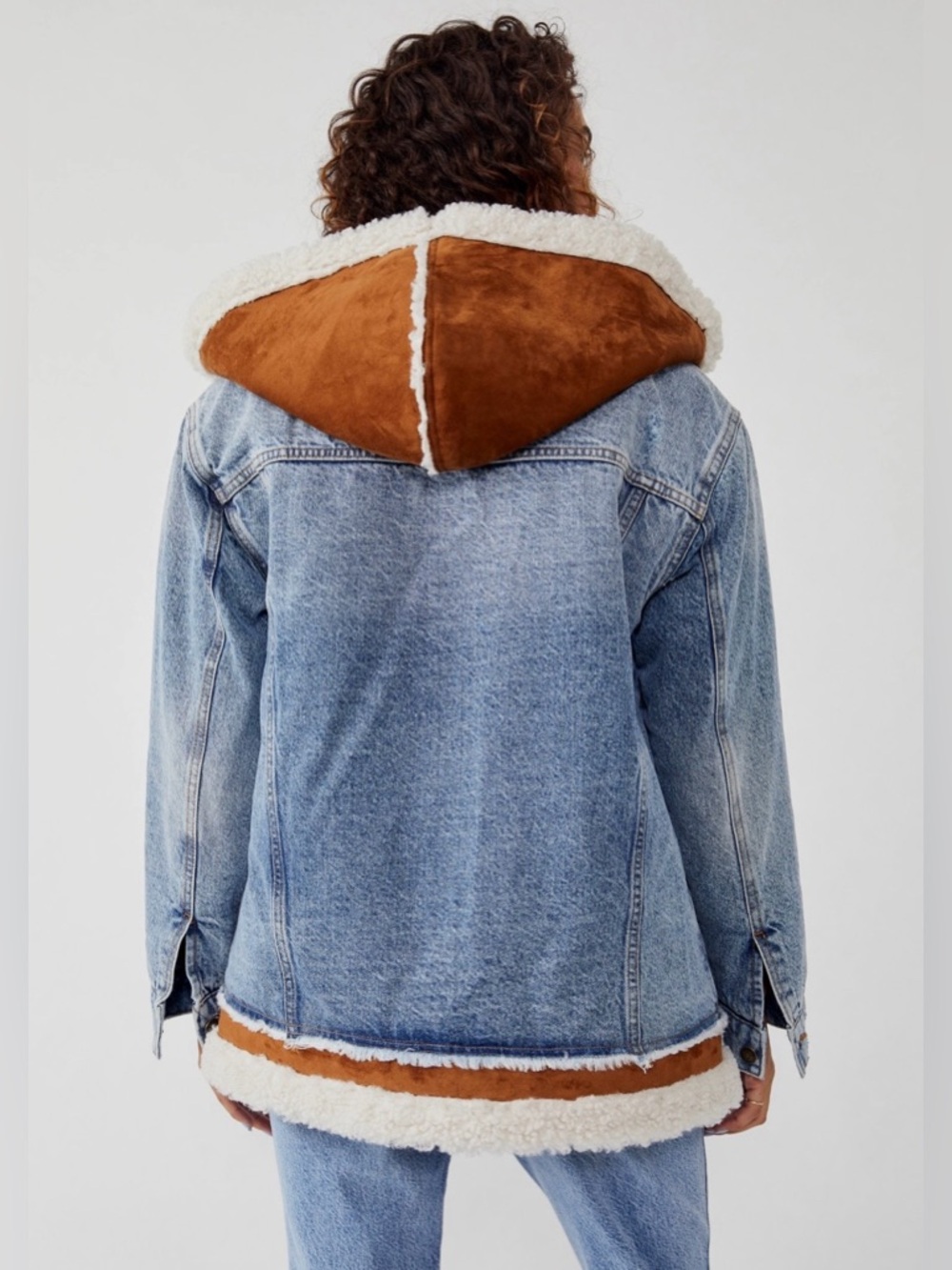 Free People We The Free Magnolia Denim Jacket XS - Picture 12 of 12